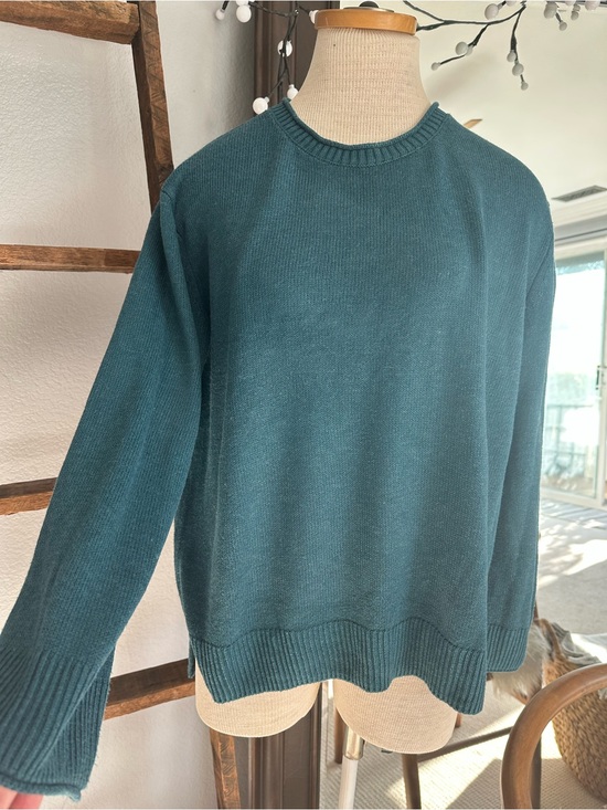 Ella Moss Sweaters - Ella Moss Teal Knit Sweater, size medium